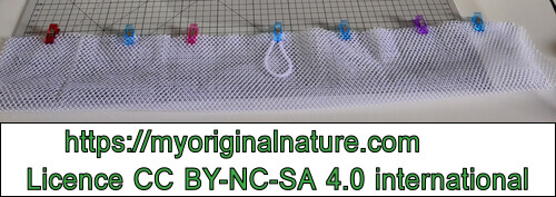 Crédits Mélanie My Original Nature – Licence CC BY-NC-SA 4.0 - Tutoriel fleur de douche - couture de la longueur 3