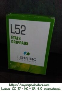 Crédits Mélanie My Original Nature – Licence CC BY-NC-SA 4.0 - L52 médicament homéopathique