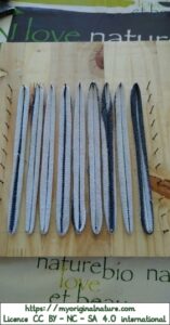 Crédits Mélanie My Original Nature – Licence CC BY-NC-SA 4.0 - Bandes de chaussettes pour fabriquer les éponges 2