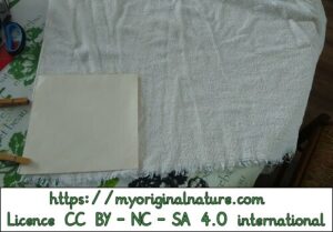 Crédits Mélanie My Original Nature – Licence CC BY-NC-SA 4.0 - Découpe des tissus pour les masques