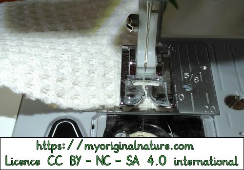 Crédits Mélanie My Original Nature – Licence CC BY-NC-SA 4.0 - Technique couture sans nœud 1