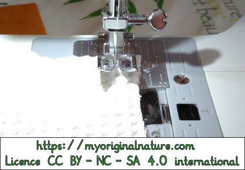 Crédits Mélanie My Original Nature – Licence CC BY-NC-SA 4.0 - Technique couture sans nœud 4